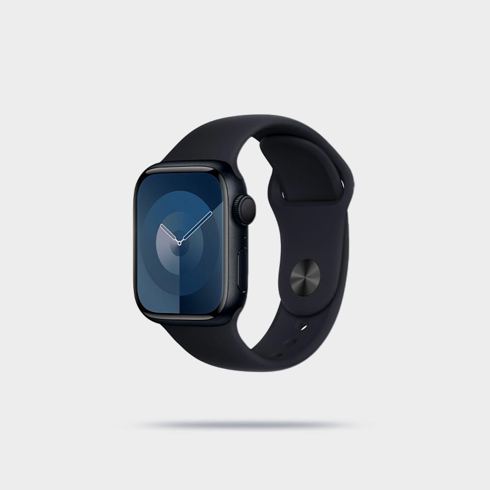 اپل واچ سری 9 GPS + قاب فولادی 45 میلی متری سلولی با بند اسپرت سفالی - تصویر 6