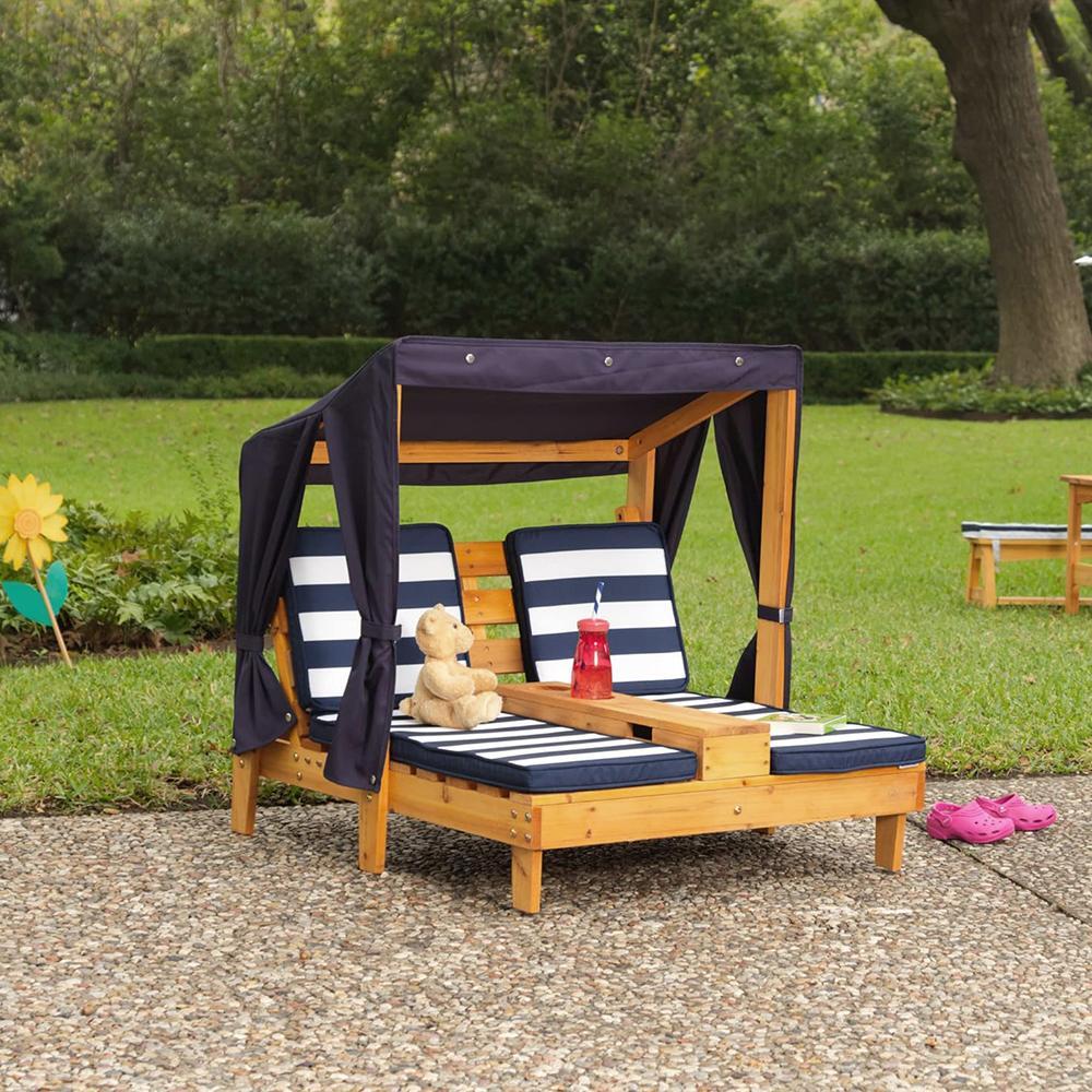 اتاق نشیمن دو نفره در فضای باز چوبی کید کرافت با جا لیوانی، مبلمان پاسیو کودک - تصویر 4